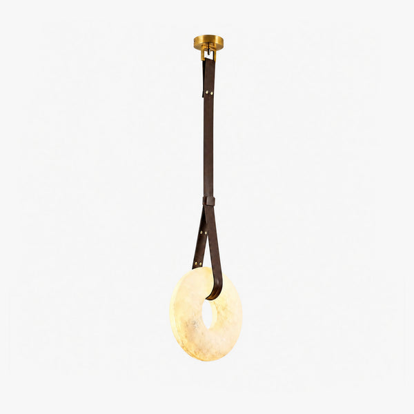 Cazrel Alabaster Ring Pendant Light 9