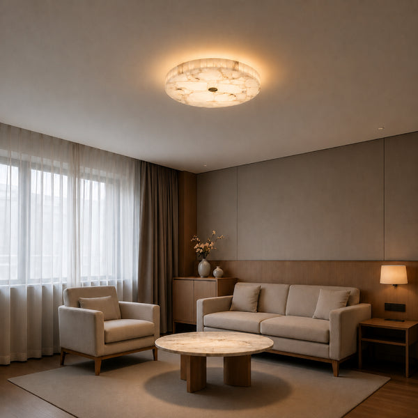 Celorune Alabaster Ceiling Light 2