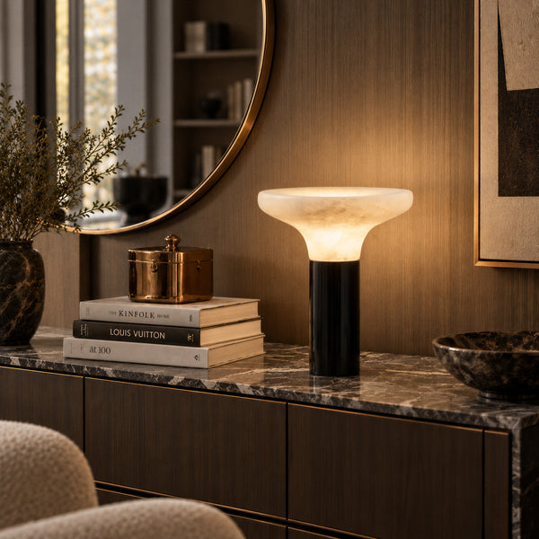 Creluno Alabaster Table Lamp 2