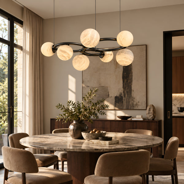 Cyravyn Alabaster Chandelier 1