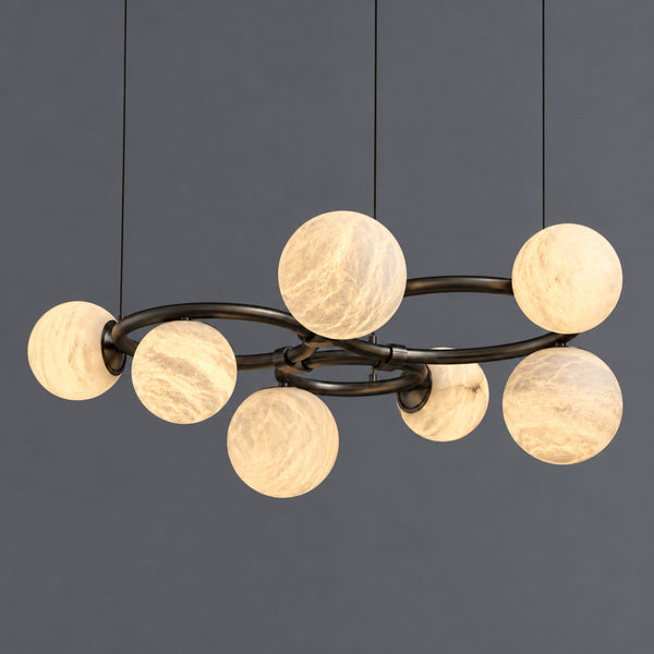 Cyravyn Alabaster Chandelier 14