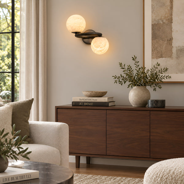 Cyravyn Alabaster Wall Light 1