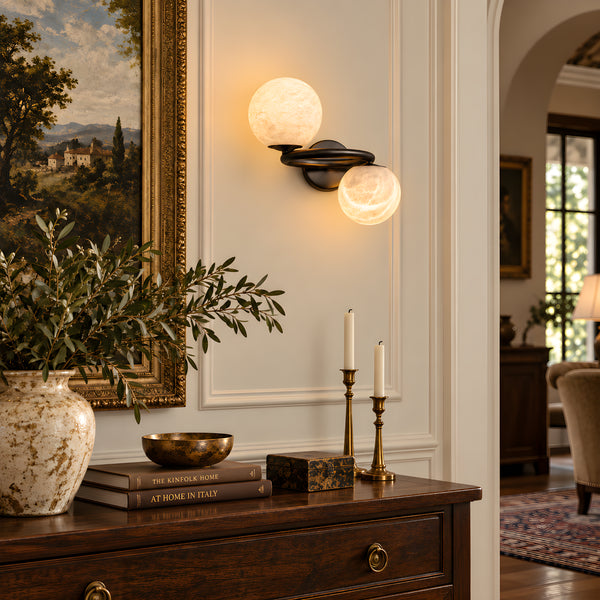 Cyravyn Alabaster Wall Light 3