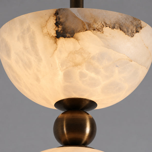 Dovric Alabaster Totem Pendant Light 10