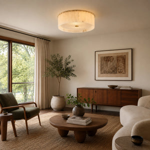 Dresvon Alabaster Ceiling Light 1