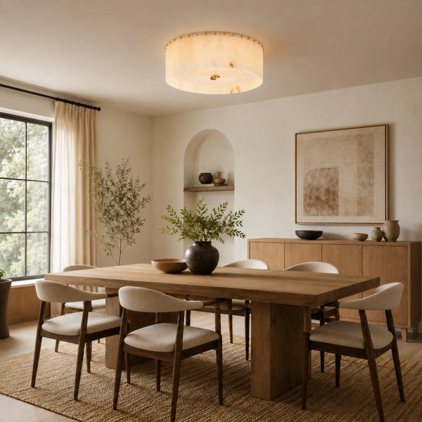 Dresvon Alabaster Ceiling Light 4