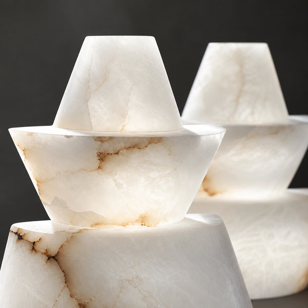 Elarvon Alabaster Wall Lamp 11