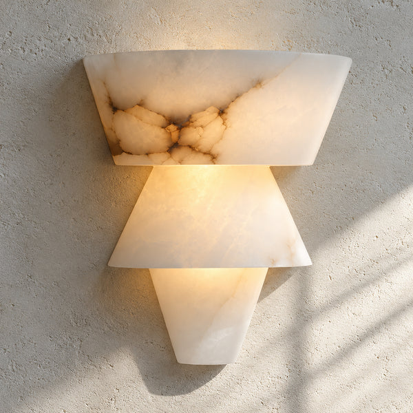 Elarvon Alabaster Wall Lamp 12