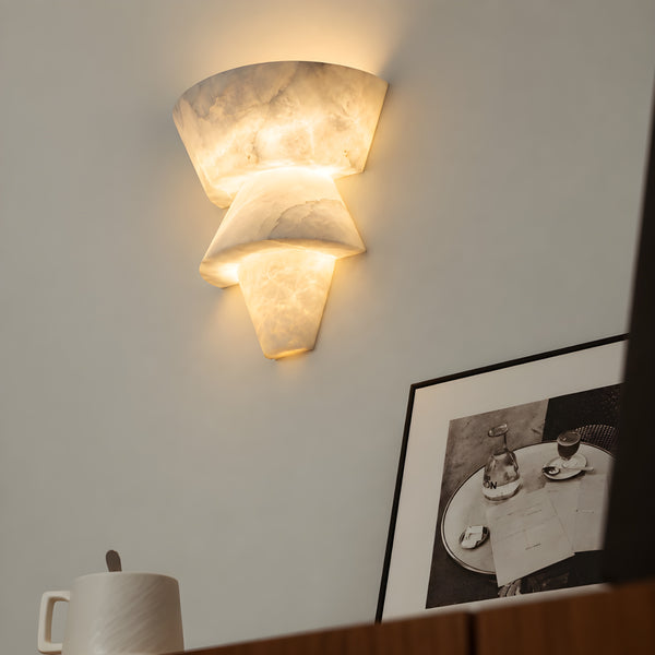 Elarvon Alabaster Wall Lamp 4