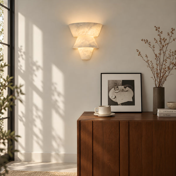 Elarvon Alabaster Wall Lamp 5
