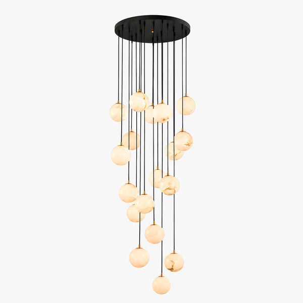  Elavurne Alabaster Cascade Chandelier 1