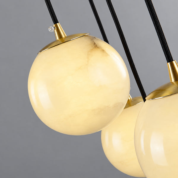 Elavurne Alabaster Cascade Chandelier 17