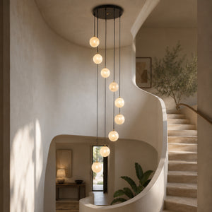 Elavurne Alabaster Cascade Chandelier 3
