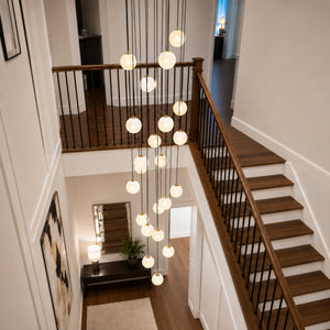 Elavurne Alabaster Cascade Chandelier 4