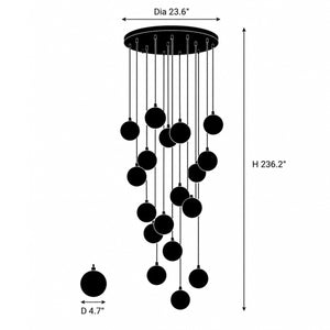 Elavurne Alabaster Cascade Chandelier 6
