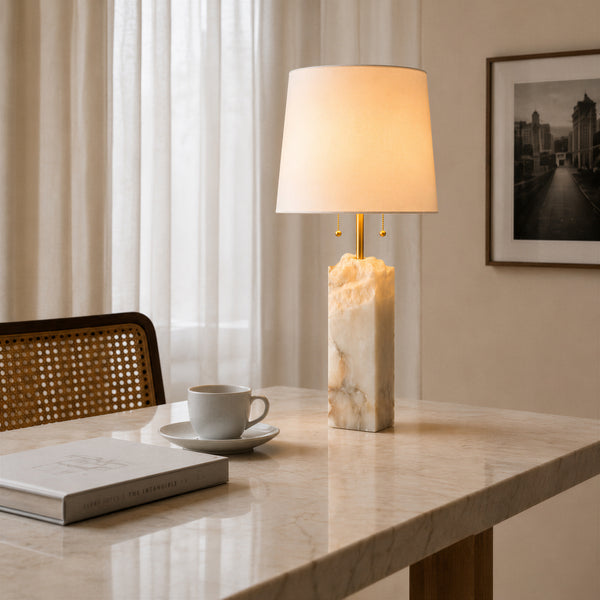 Eldevane Column Table Lamp 1