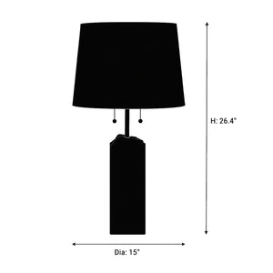 Eldevane Column Table Lamp 6
