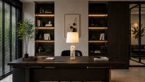 Eldevane Column Table Lamp 7