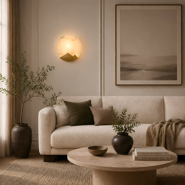 Elyrven Alabaster Wall Light 7