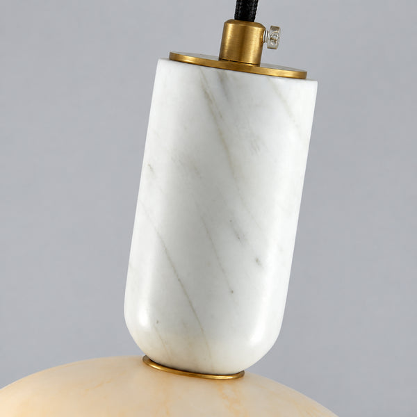 Esmere Alabaster Dome Pendant Light 10