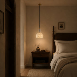 Esmere Alabaster Dome Pendant Light 6