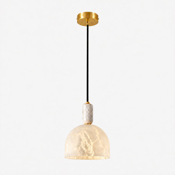 Esmere Alabaster Dome Pendant Light 8