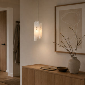 Felsor Alabaster Layered Pendant Light 4