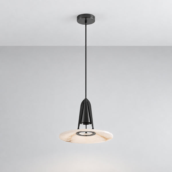 Haldon Alabaster Disc Pendant Light 13