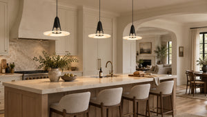 Haldon Alabaster Disc Pendant Light 2