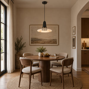 Haldon Alabaster Disc Pendant Light 3