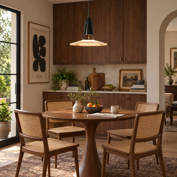 Haldon Alabaster Disc Pendant Light 5