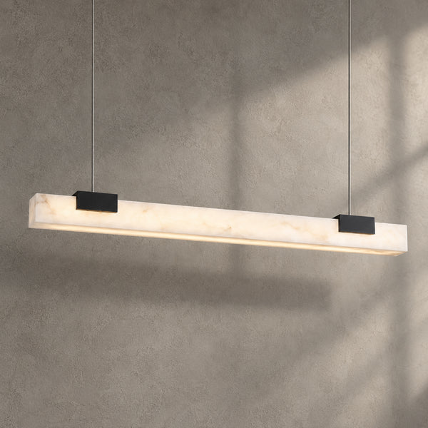 Kestrin Alabaster Linear Pendant Light 14