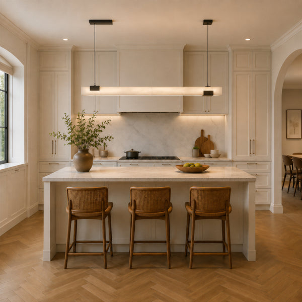 Kestrin Alabaster Linear Pendant Light 6