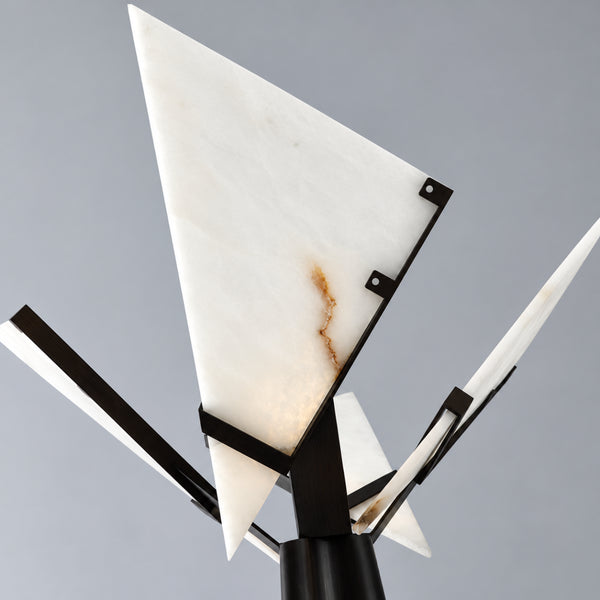 Klythorne Alabaster Floor Lamp 13