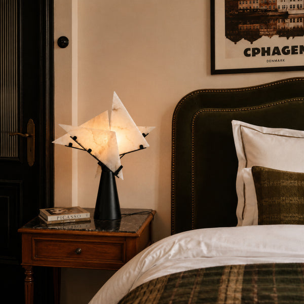 Klythorne Alabaster Table Lamp 1