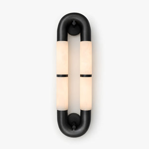 Lenvire Alabaster Loop Wall Light 1