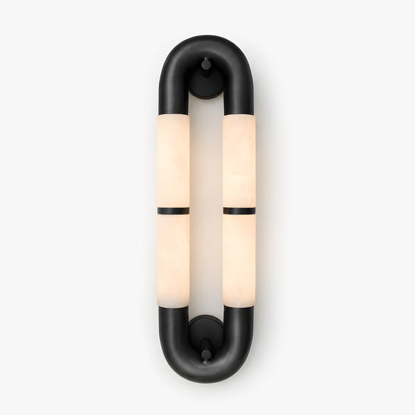 Lenvire Alabaster Loop Wall Light 1