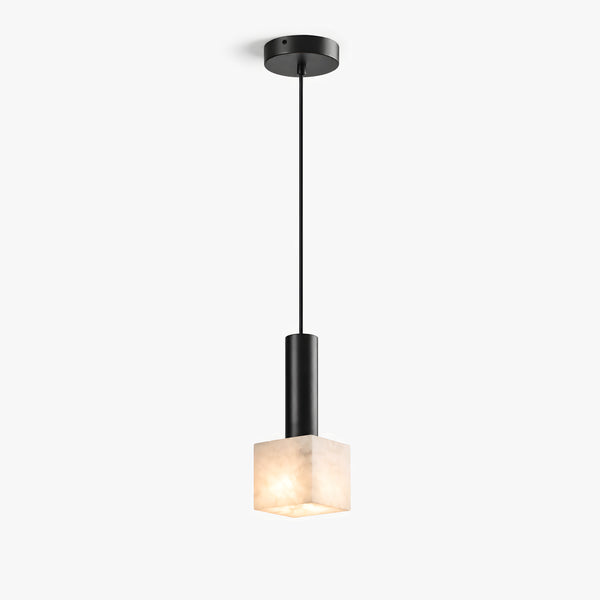 Lenvoric Alabaster Cube Pendant Light 1