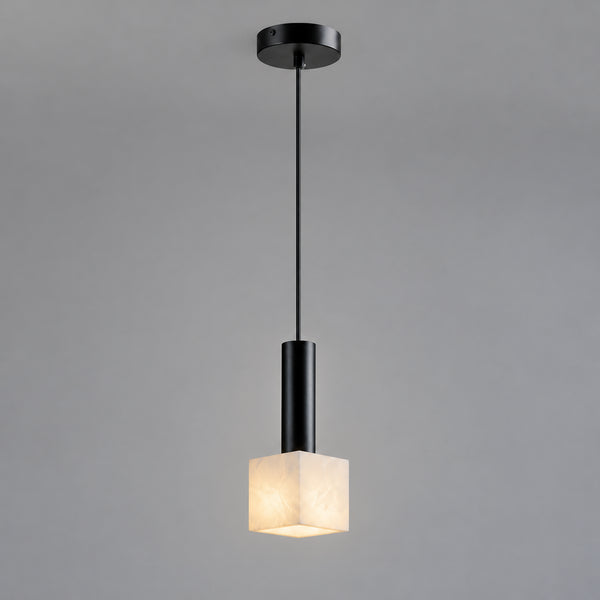 Lenvoric Alabaster Cube Pendant Light 3