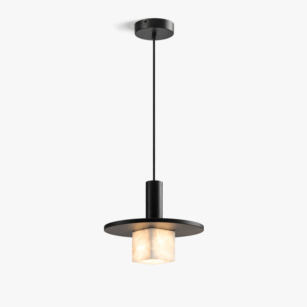 Lenvoric Alabaster Disc Pendant Light 1
