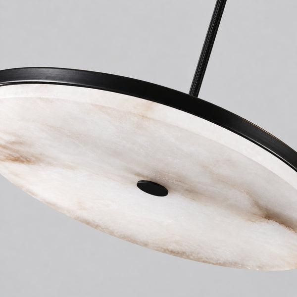 Lunorve Alabaster Disc Pendant Light 13
