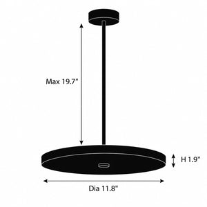Lunorve Alabaster Disc Pendant Light 6