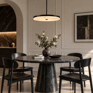 Lunorve Alabaster Disc Pendant Light 7