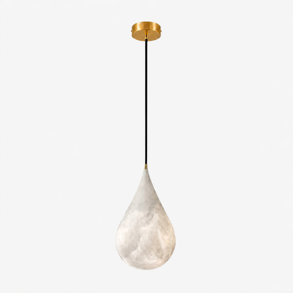 Lunvero Alabaster Teardrop Pendant Light 1