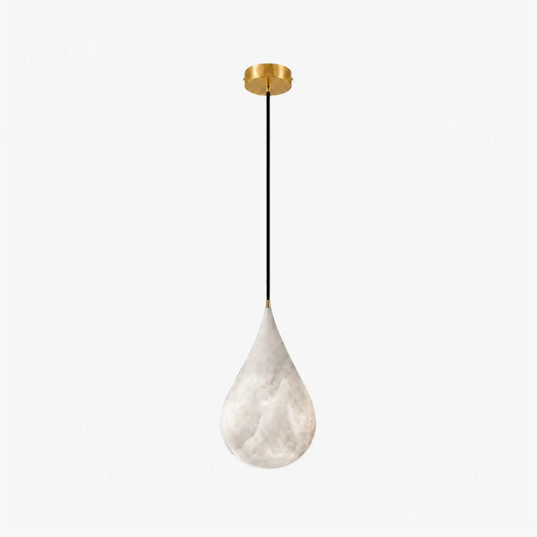 Lunvero Alabaster Teardrop Pendant Light 10