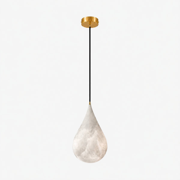 Lunvero Alabaster Teardrop Pendant Light 2