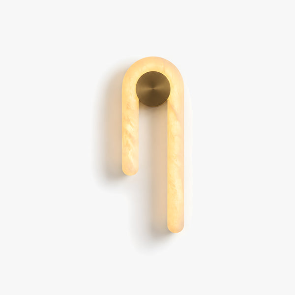 Lurenr Alabaster Arch Wall Light 1
