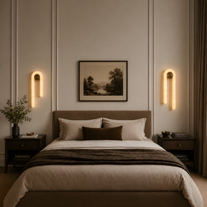 Lurenr Alabaster Arch Wall Light 4