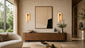 Lurenr Alabaster Arch Wall Light 9