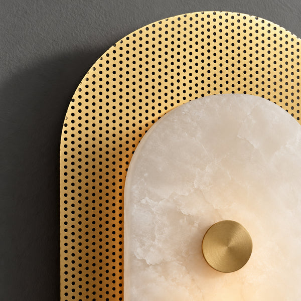 Lurviny Alabaster Wall Light 14